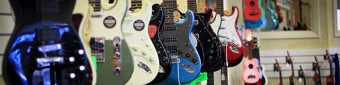 electric guitars