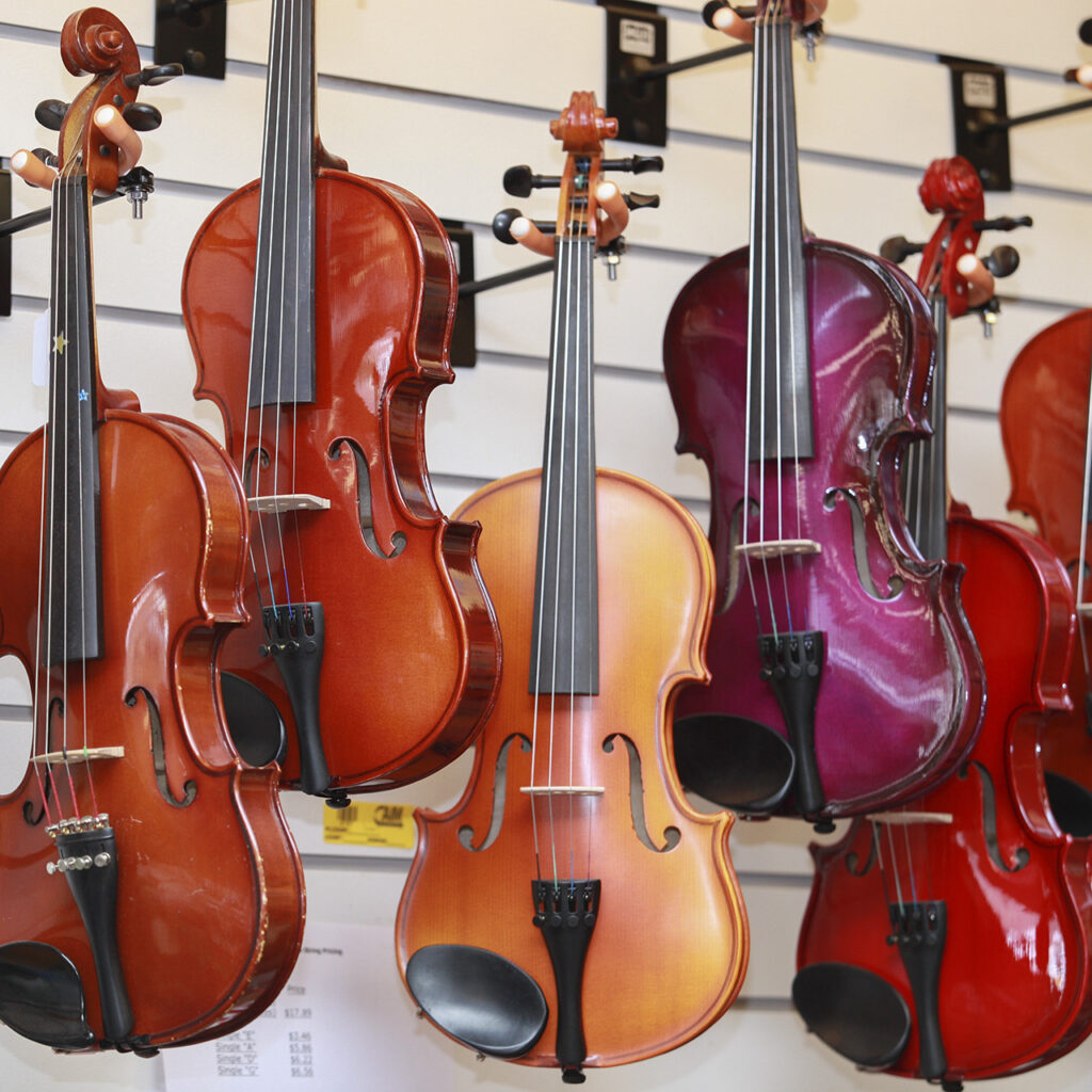 Photo: Violins.